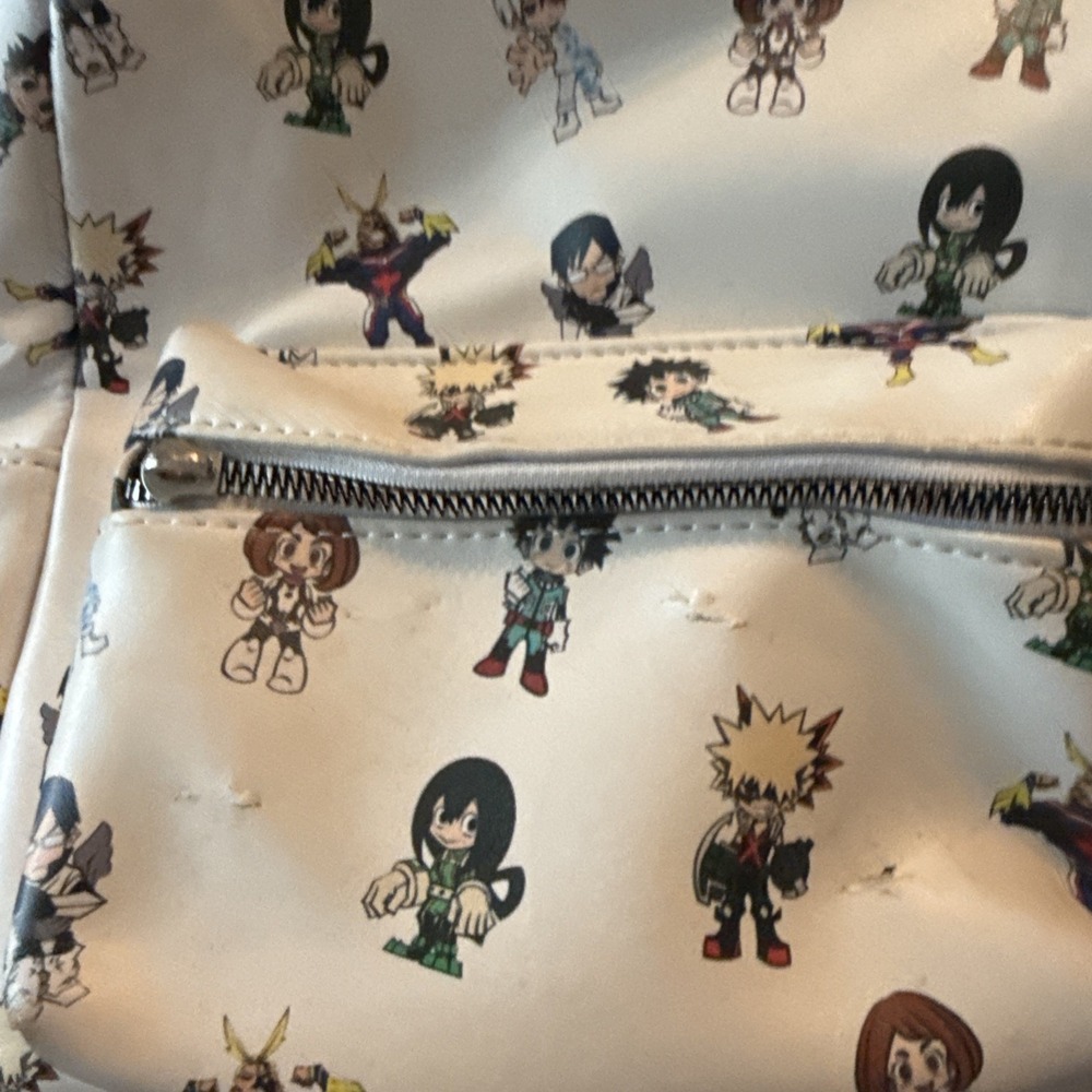 My Hero Academia Mini Backpack Chibi Bag White Anime Manga Japan Hot Topic - Picture 4 of 9